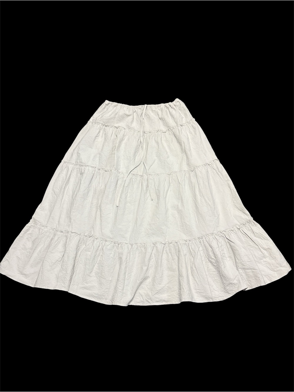 wild fable White Tiered Maxi Skirt